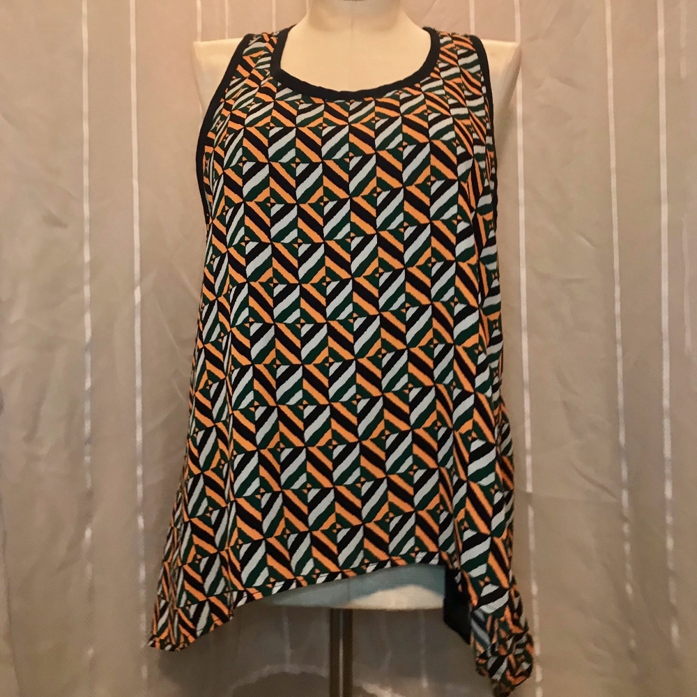 Anthropologie Printed Tank